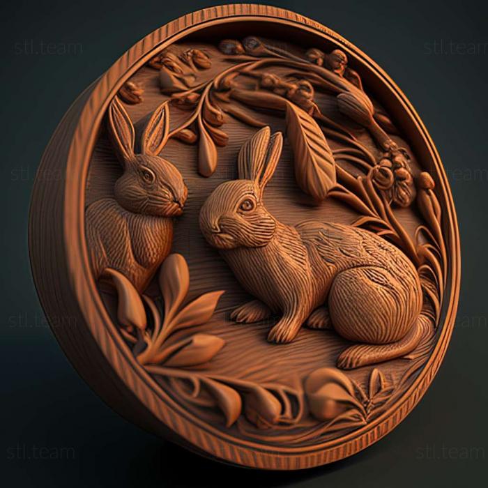 3D model bunny 3d model (STL)